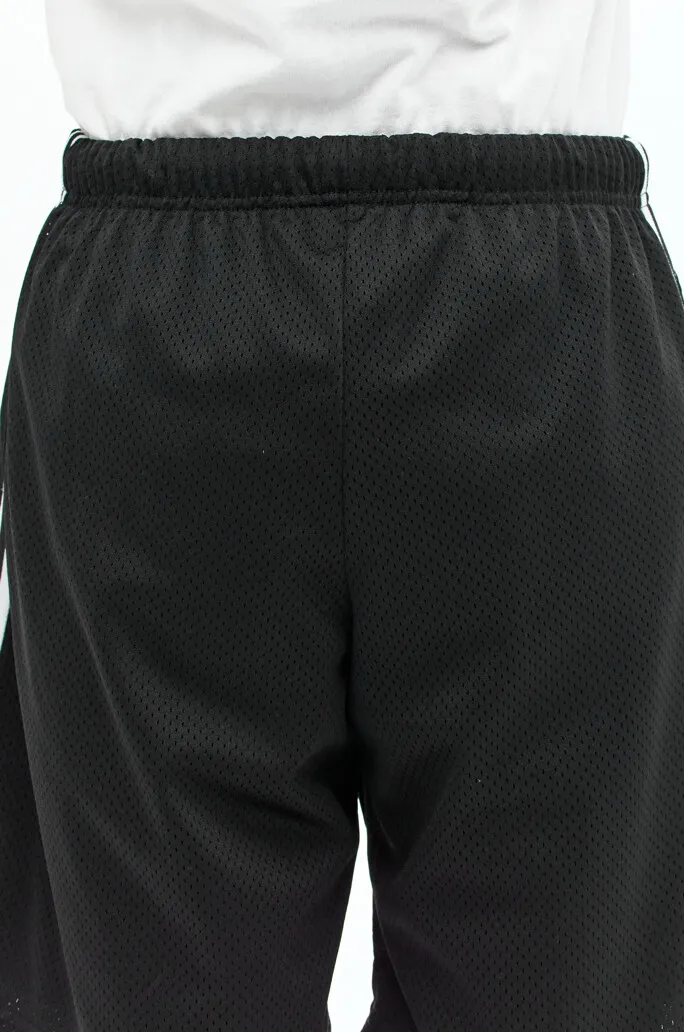 GALLERY DEPT. VENICE COURT SHORTS English mesh shorts Logo webbing wide-leg basketball shorts Black and white S-XL Original molding Loose wide-leg version American boys' first choice Breathable mesh fabric Superimposed soft material inside Comfortable and easy to match Custom-woven original consistent webbing/main mark/component wash mark Details are enlarged to follow